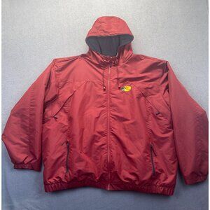Bass Pro Shops Coat Jacket Adult 4XL Red Winter Outdoors Fishing With Pockets